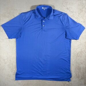 Brackenridge Golf Club - Peter Millar Summer‎ Comfort Polo Blue Men's Large